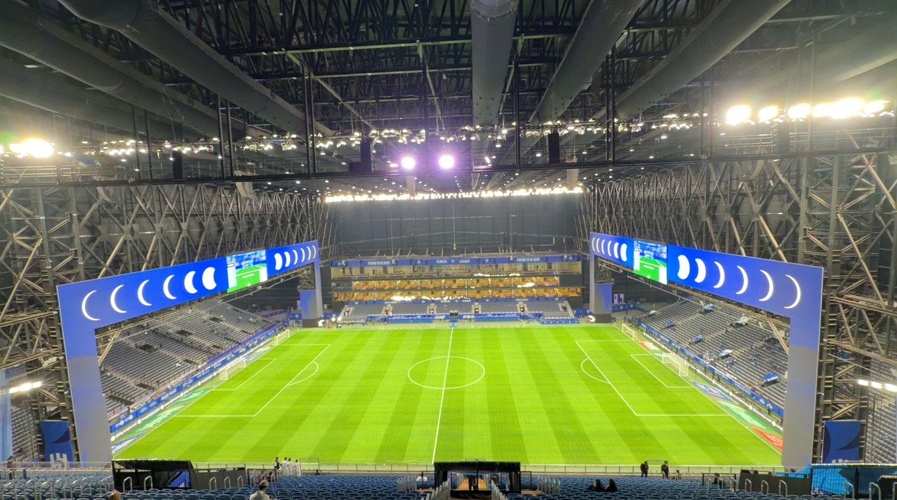 ملعب المملكة أرينا في الرياض الذي يستضيف مباريات الهلال