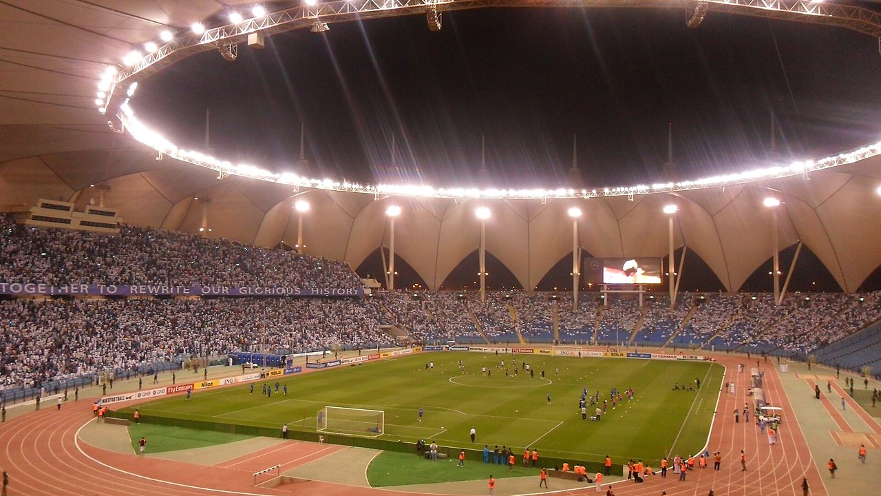 ملعب الملك فهد الدولي في الرياض خلال مباراة للهلال