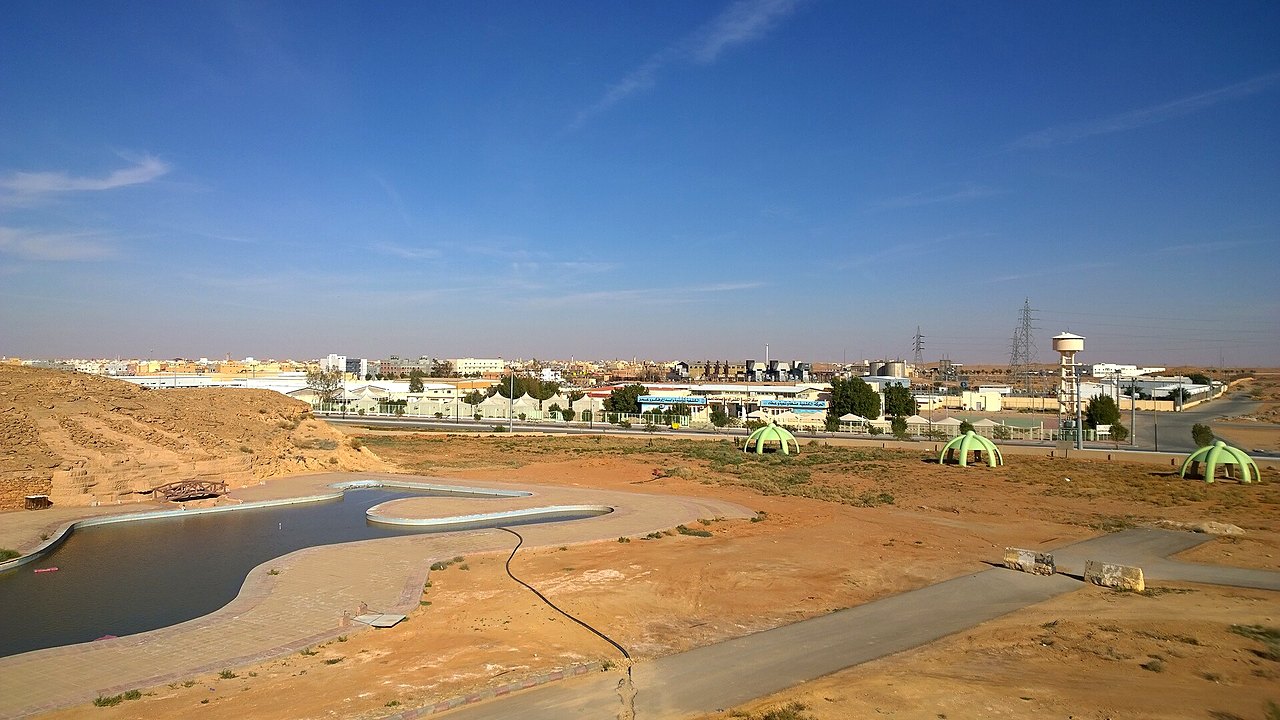 منظر عام لمدينة المجمعة في السعودية